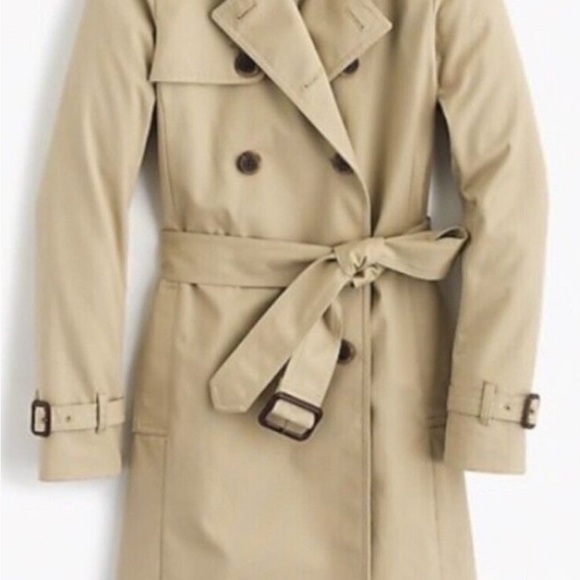 J Crew Collection Icon Trench Coat - classic timeless style - Picture 2 of 10